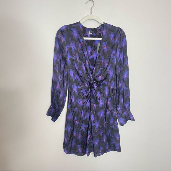 $345 The Kooples Twisted Floral Dress NWT - Picture 8 of 9